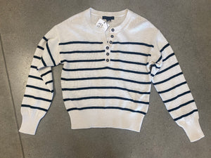 Sanctuary - Casual and Chill Sweater / Black Stripe
