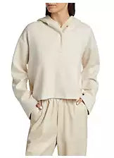 Splendid - Marley Hooded Sweatshirt / White Sand
