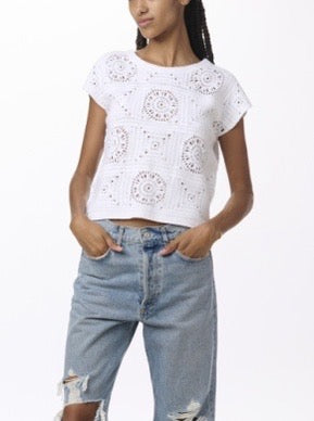 Splendid - Anderson Sweater Tank / White  / FINAL SALE