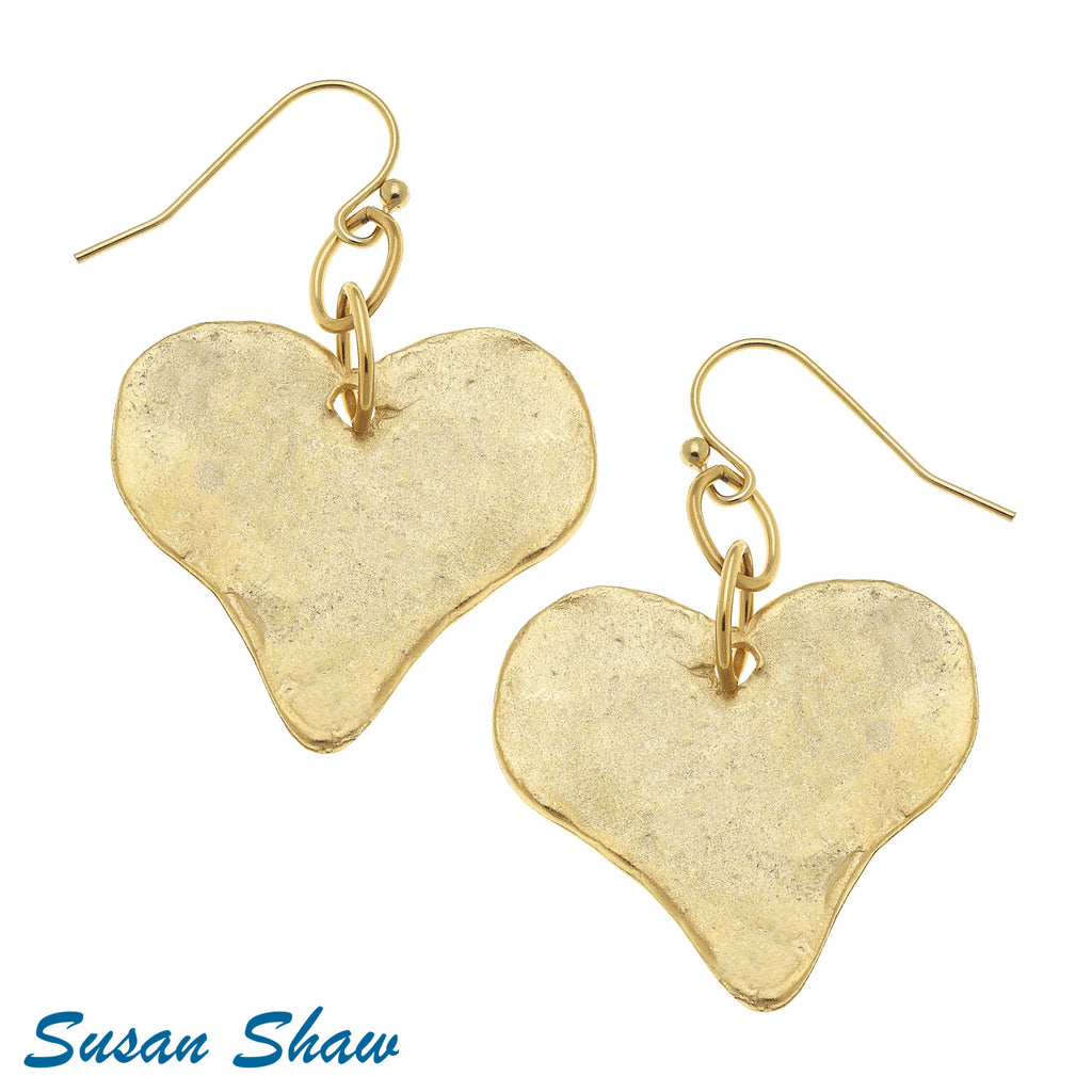 Susan Shaw - Heart Earrings