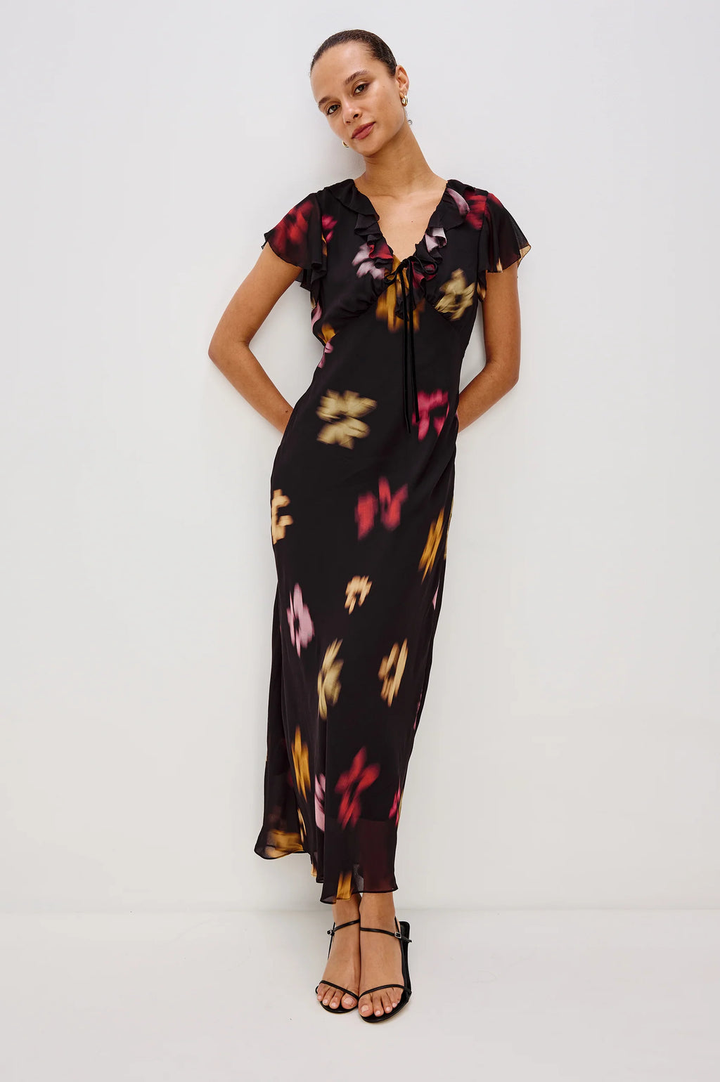 Rails - Neela Dress / Onyx Blurred Floral