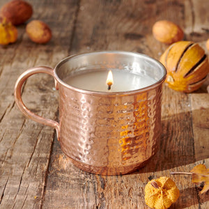 Thymes - Simmered Cidar Poured Candle Copper Mug