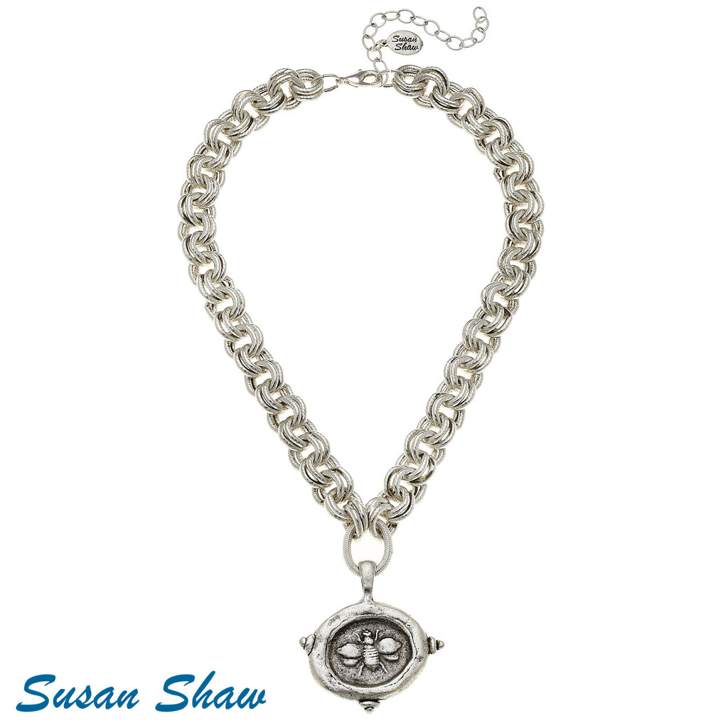 Susan Shaw -Bee Intaglio Necklace