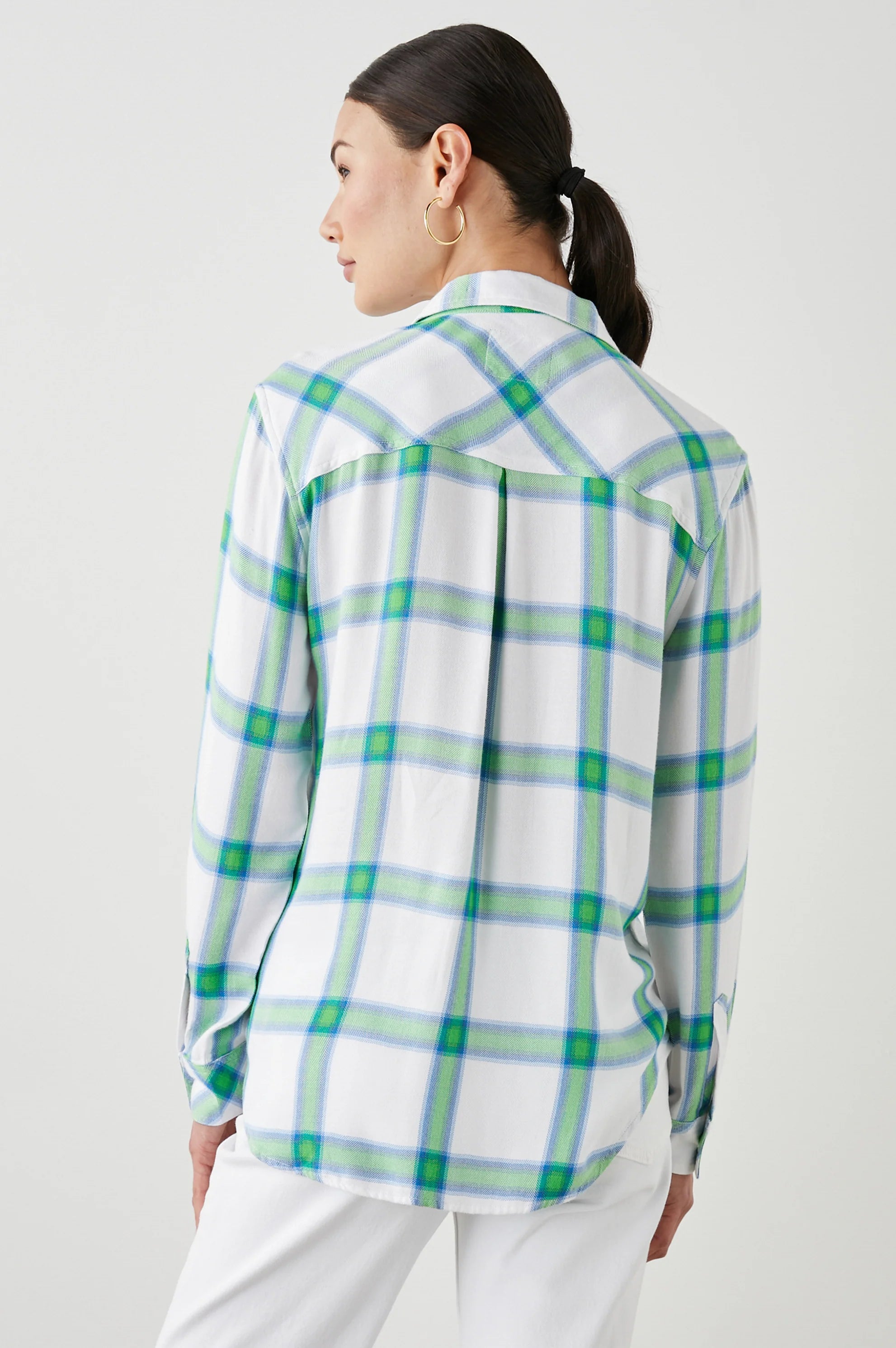 Rails - Hunter Shirt / Azure Lime