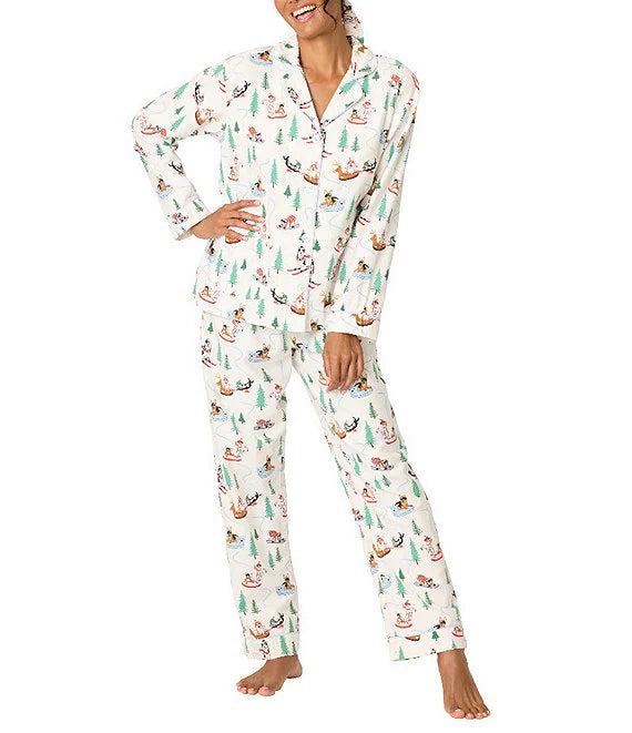 PJ Salvage - Sleigh All Day Flannel Set / Ivory