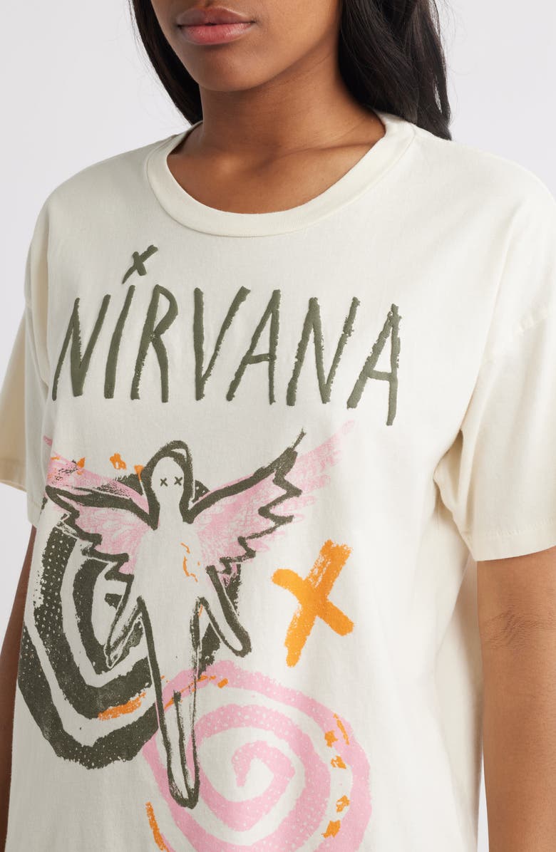 Daydreamer - Nirvana in Utero Collage Tee / Stone Vintage / FINAL SALE