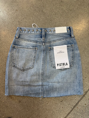 Pistola - Skye High Rise Mini Skirt / Apollo