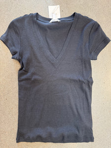 Splendid - Faye V-Neck Tee / Lead