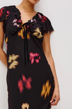 Rails - Neela Dress / Onyx Blurred Floral