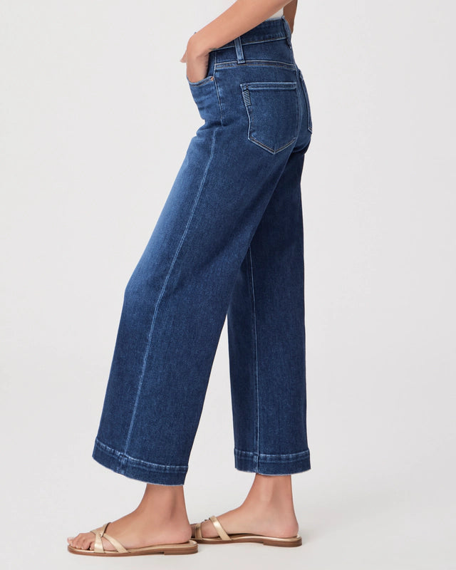 Paige - Anessa Wide Leg Denim / Foreign Film