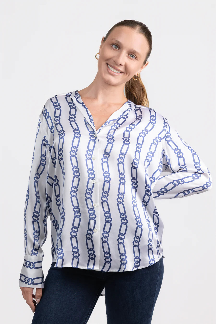Rails - Dorian Shirt / Chain Stripe