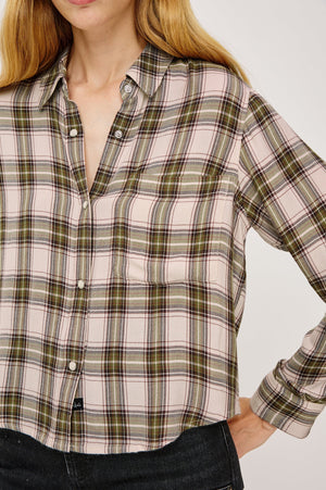 Rails - Malin Shirt / Olive Brown Cream