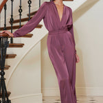 Bishop + Young - Fluid Satin Pant / Dusty Rose