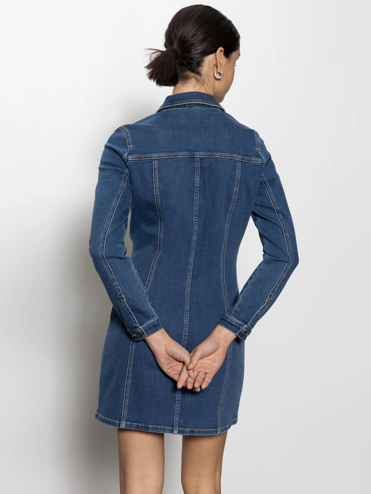 Sanctuary - Sculpted Denim Mini Dress / Royalty