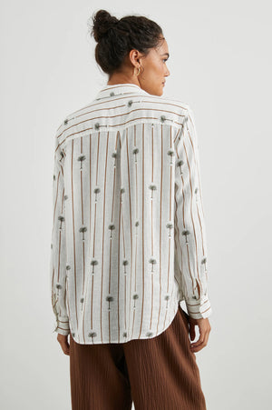 Rails - Charli Shirt / Stripe Palms