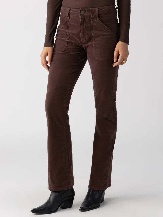 Sanctuary - Corduroy Hayden Bootcut / Brown Sugar