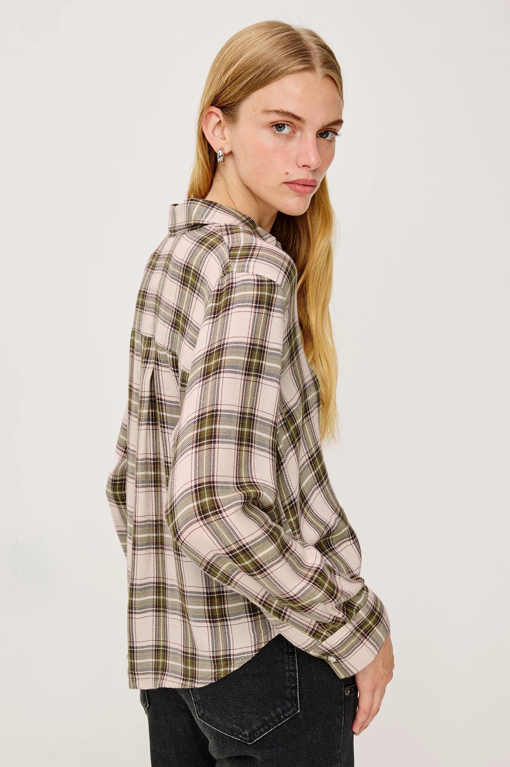 Rails - Malin Shirt / Olive Brown Cream