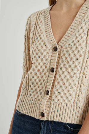 Rails - Isla Cardigan/ Cream Confetti