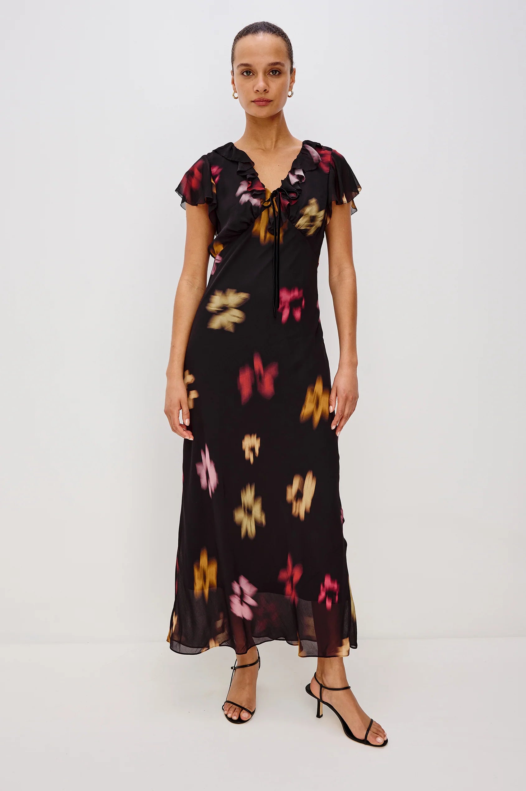 Rails - Neela Dress / Onyx Blurred Floral
