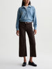 AG - Saige Wide Leg Crop Jean / Sulfur Burnt Umber