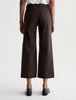 AG - Saige Wide Leg Crop Jean / Sulfur Burnt Umber