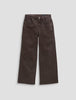 AG - Saige Wide Leg Crop Jean / Sulfur Burnt Umber