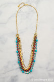 Julio Designs - Hacienda  Necklace / Turquoise Multi