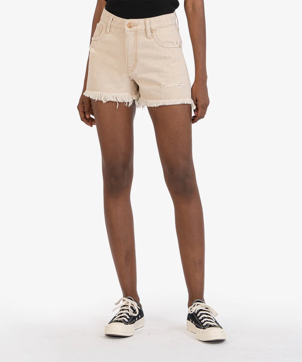 Kut from the Cloth - Jane High Rise Long Short / Tan