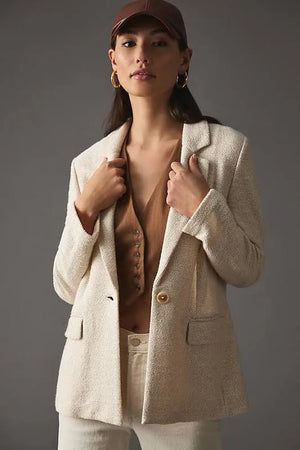 Sanctuary - Bryce Knit Blazer / Toasted Marshmallow