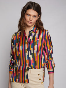 Vilagallo - Isabella Shirt / Geometric