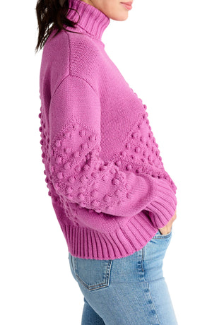 Splendid - Elvira Bobble Sweater / Magenta
