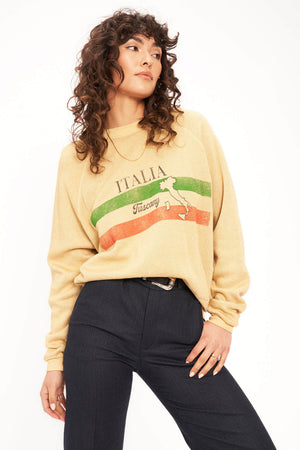 Project Social T - Italia Sweatshirt / Maize