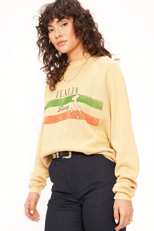 Project Social T - Italia Sweatshirt / Maize