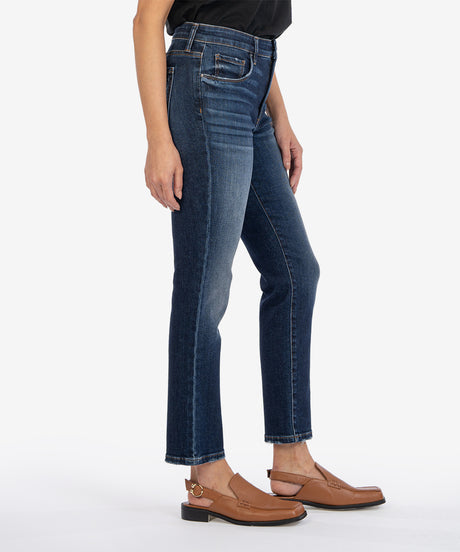 KUT - Reese HR Fab Ab Ankle Straight Leg Denim / Enchantment Wash