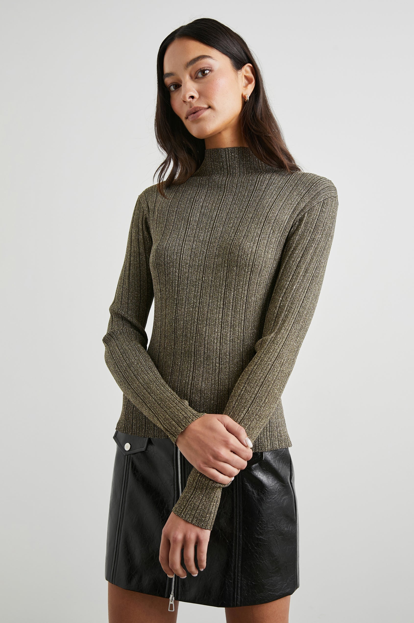 Rails - Vivienne Sweater / Gold Lurex
