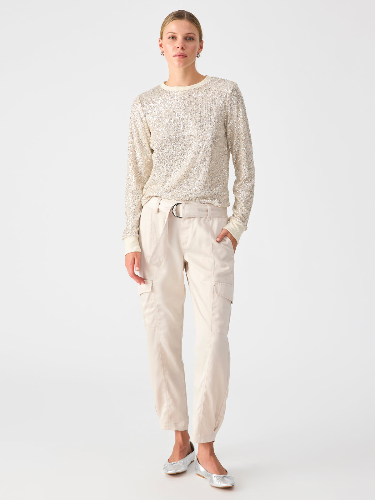 Sanctuary - Sparkle Together Top / Champagne