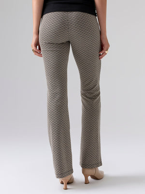 Sanctuary - Filmore Flare Pant / Toasted Marshmallow Chevron / FINAL SALE