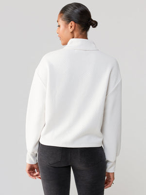 Sanctuary - Quilted Popover Top / White Sand