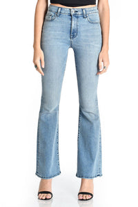 Fidelity - Skip High Flare Jeans / Coney Blue