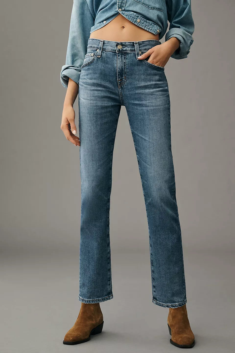 AG - Ex-Boyfriend Mid-Rise Relaxed Jeans / 16 Year Hudson