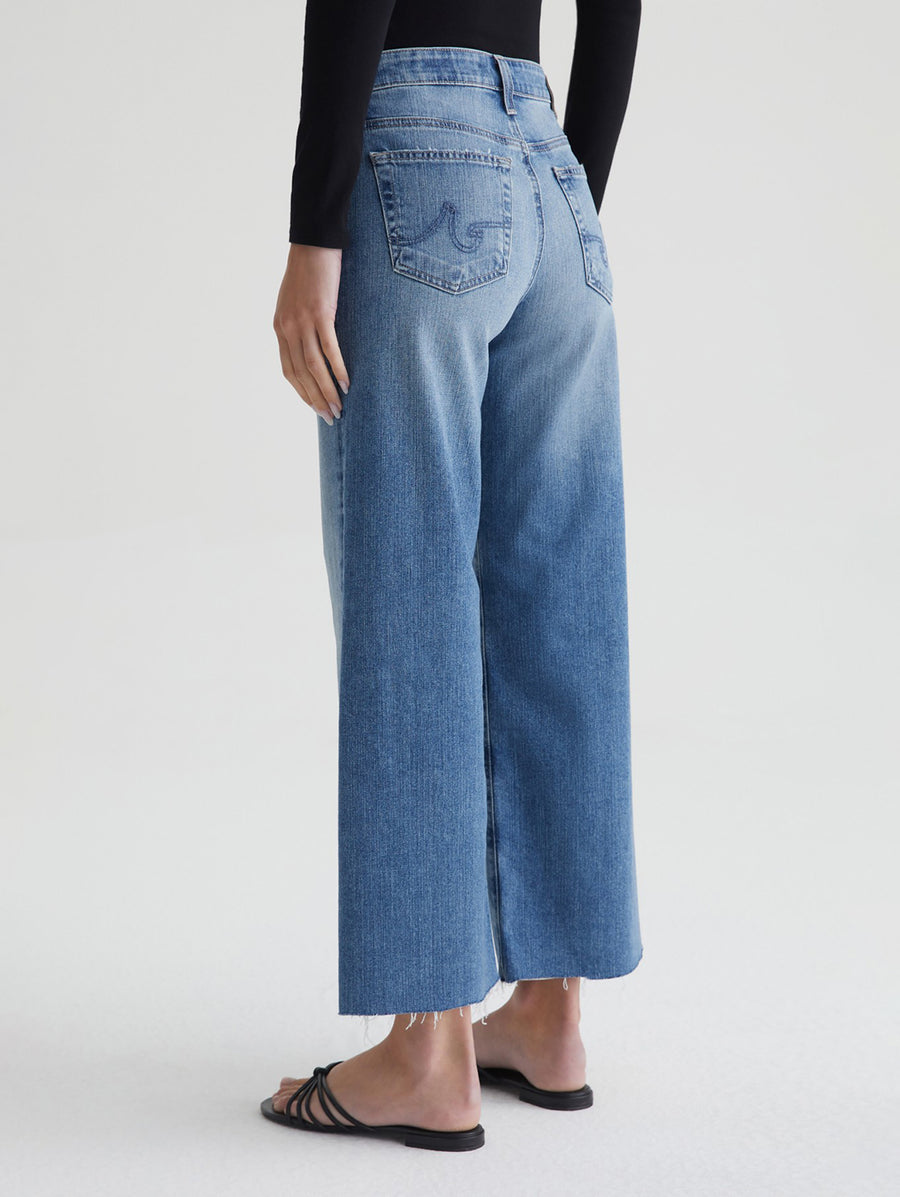 AG - Saige Wide Leg Crop / 17 Year Wilshire