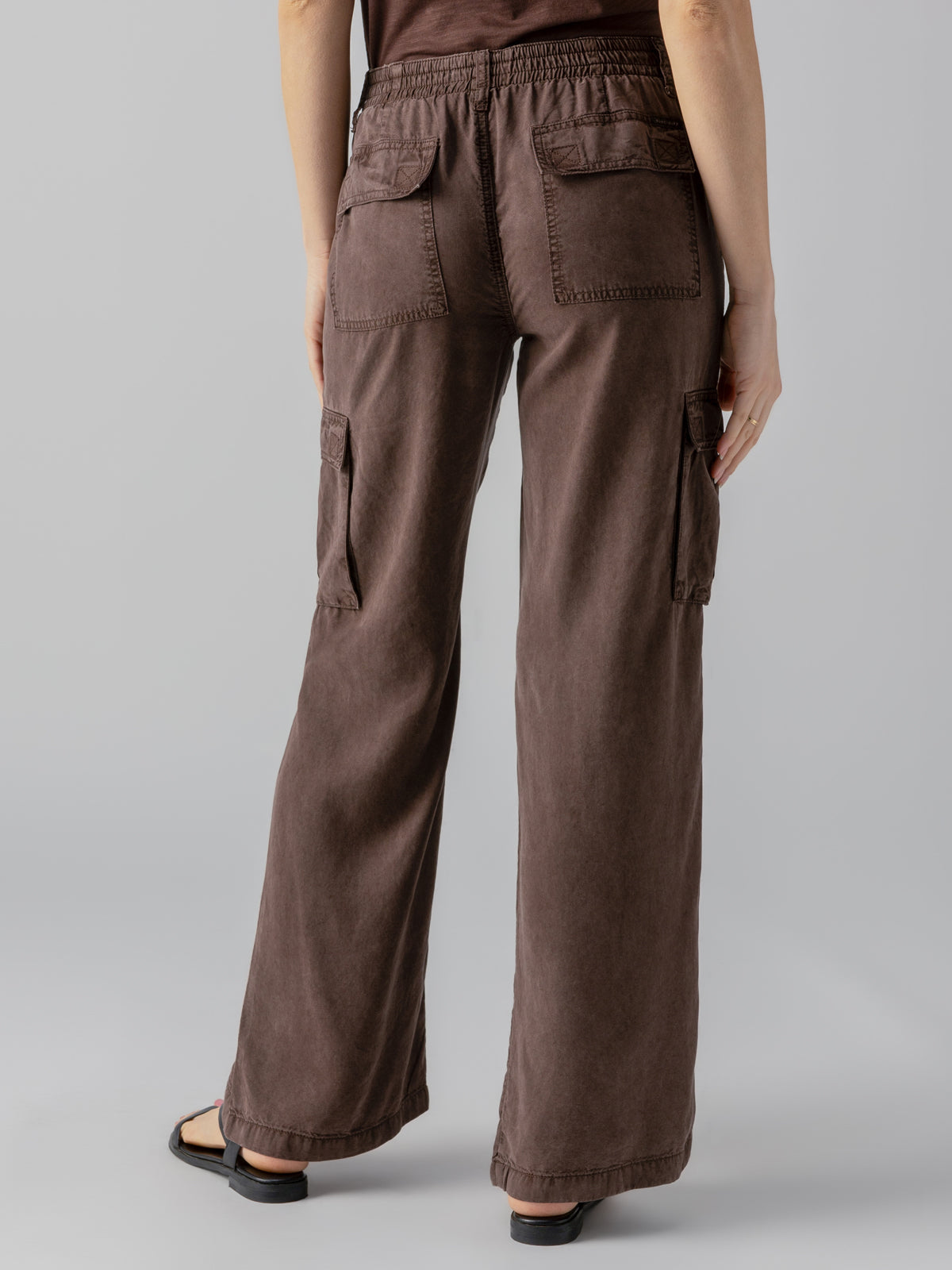 Sanctuary - Relaxed Reissue Cargo Standard Rise Pant /  Mud Bath