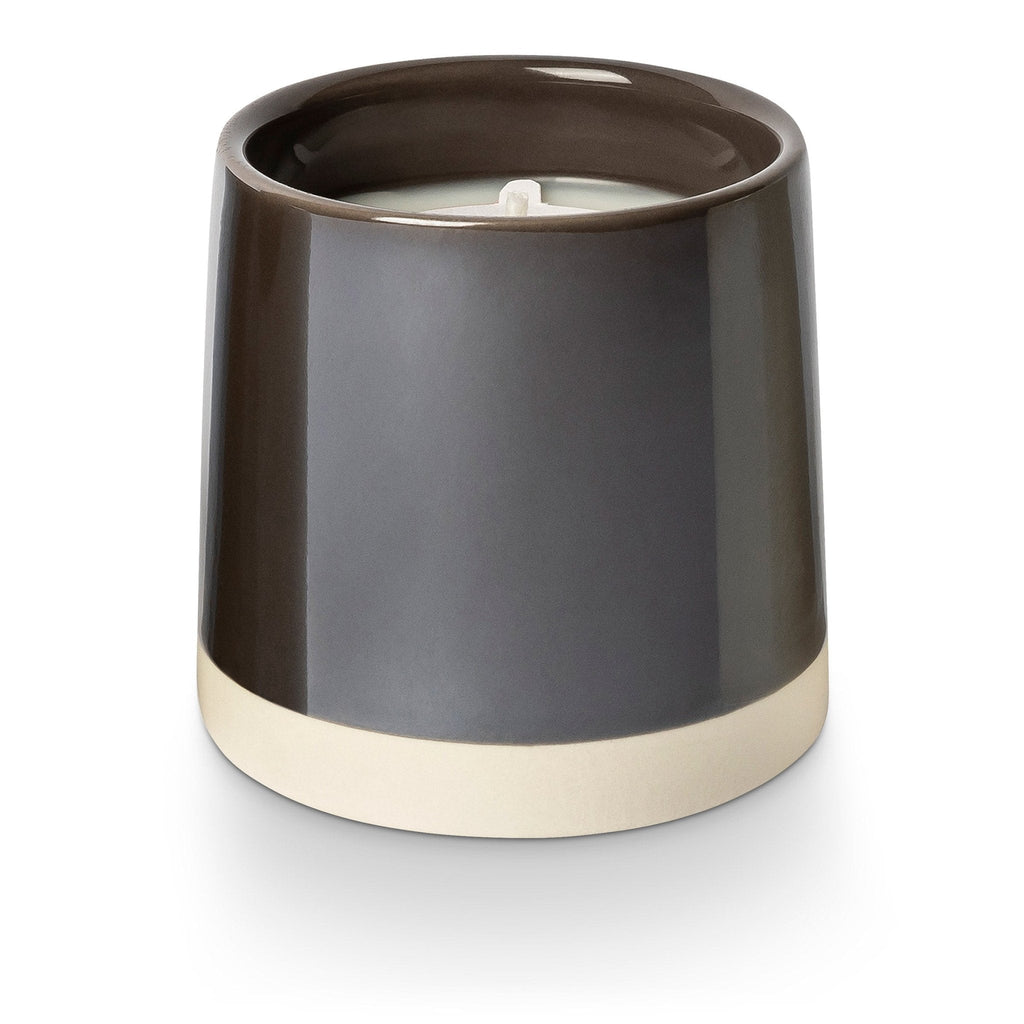 Illume - Woodfire Shine Ceramic Candle