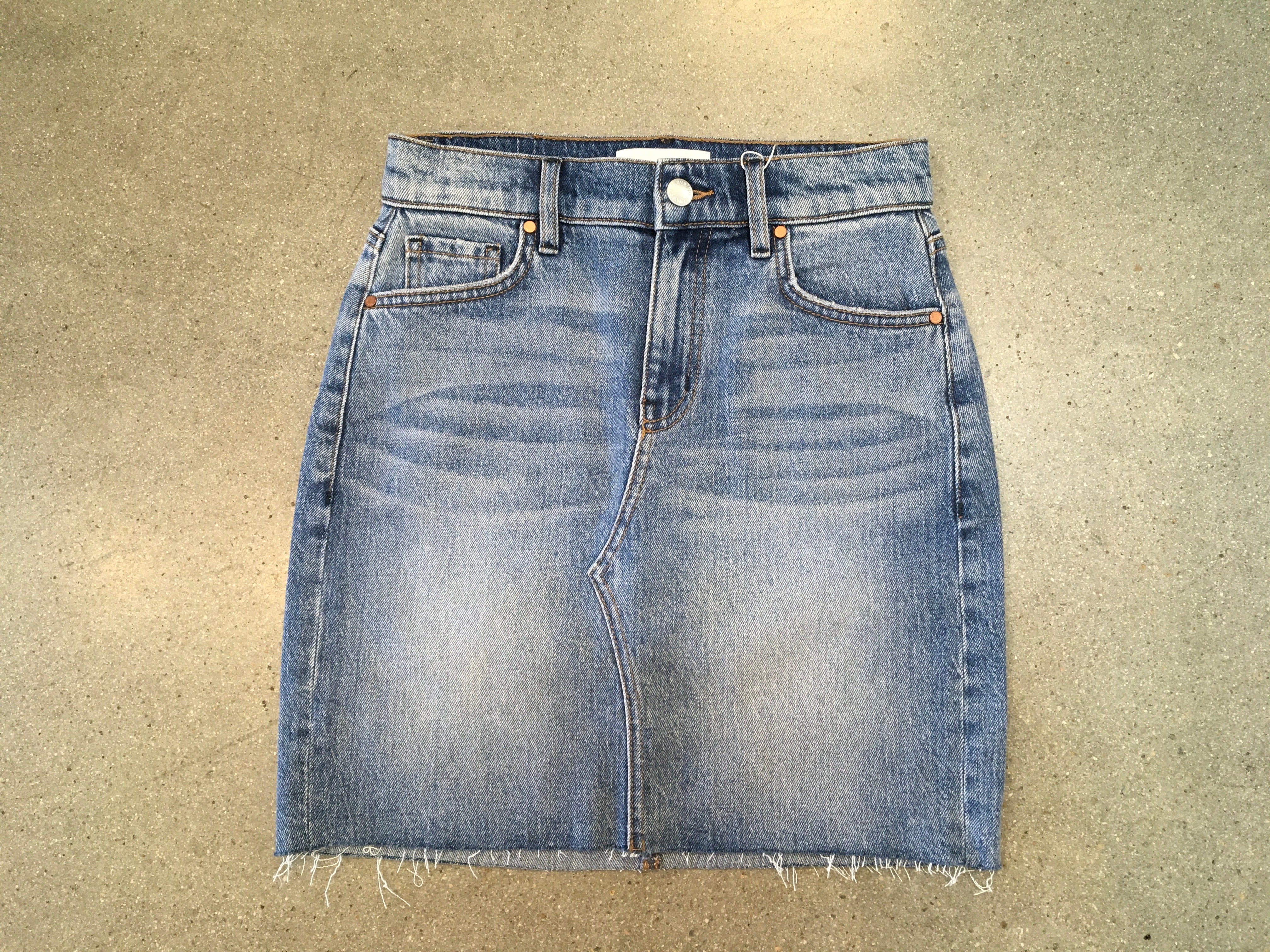 Level 99 - Miley Denim Mini Skirt/ Salt Blue