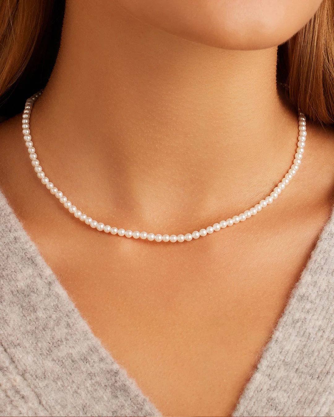 Gorjana - Parker Pearl Necklace / White Pearl