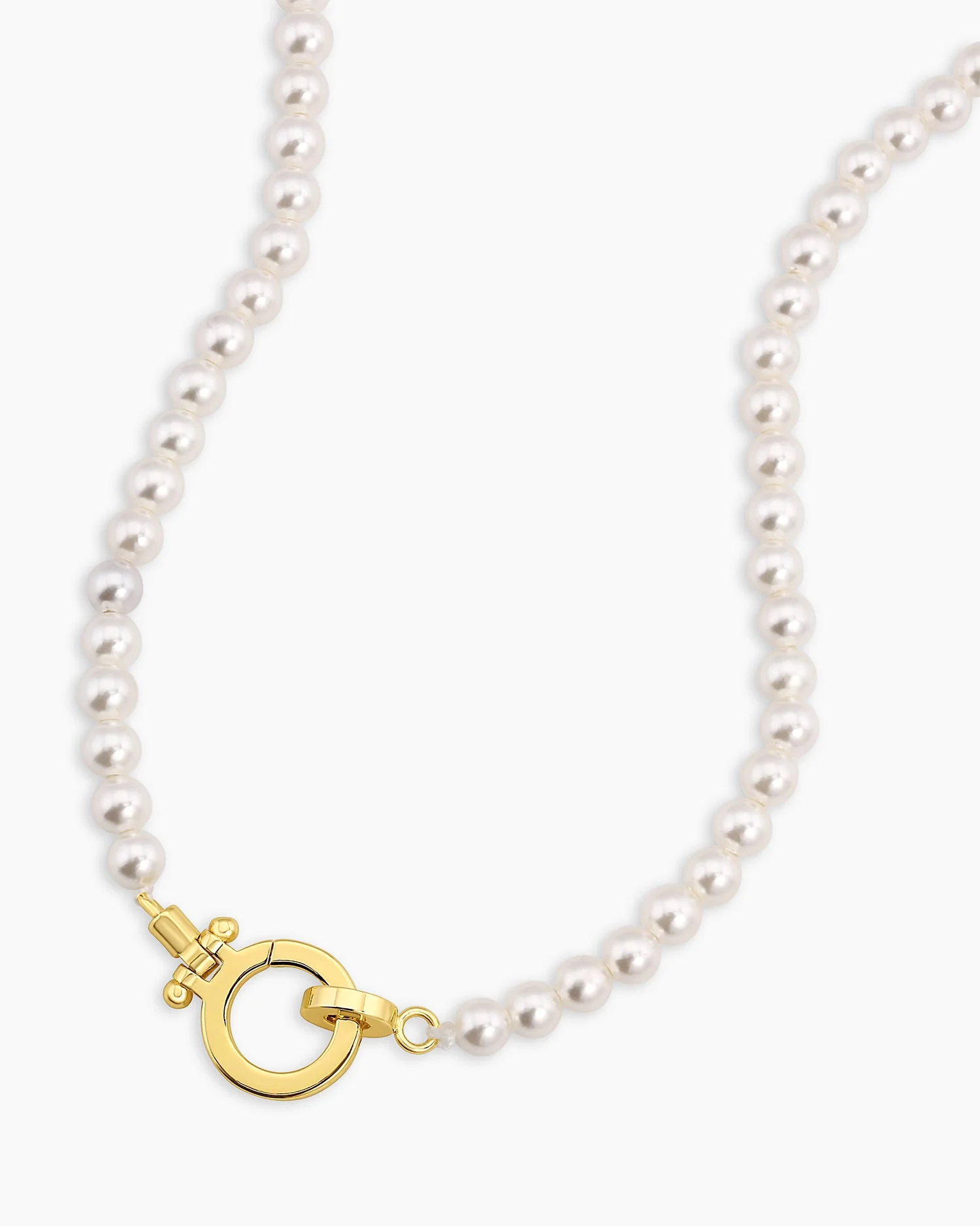 Gorjana - Parker Pearl Necklace / White Pearl