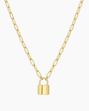 Gorjana - Kara Padlock Charm Necklace