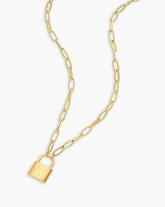 Gorjana - Kara Padlock Charm Necklace