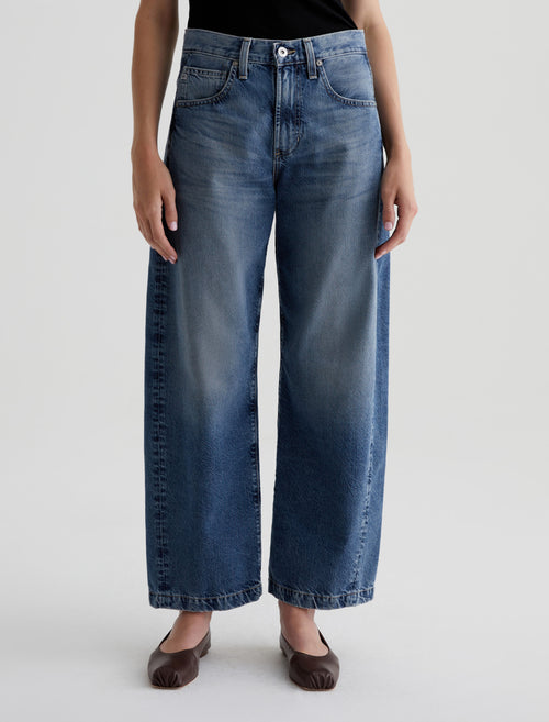 AG - Hattie High Rise Barrel Denim / Bari