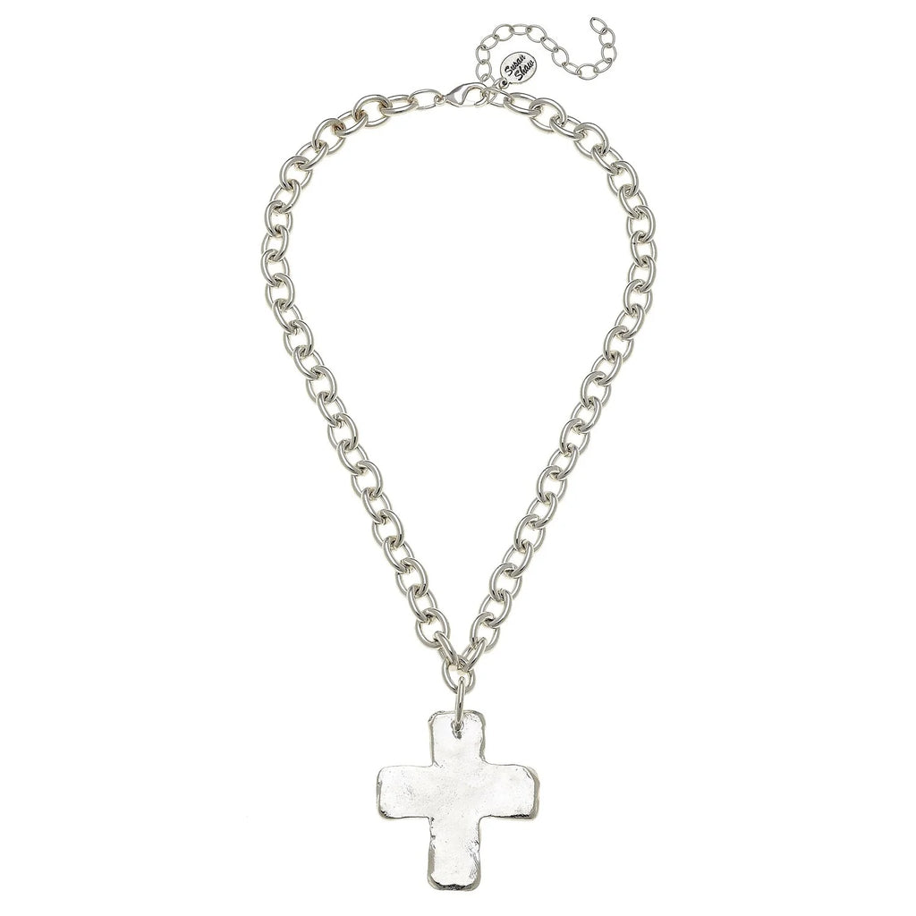 Susan Shaw - Solid Cross Necklace